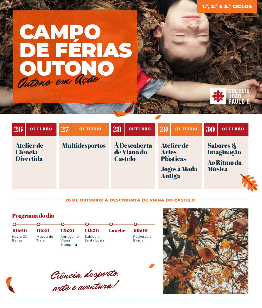 Cartaz: Outono em Ação